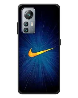 Чехол для Blackview A85 с картинкой «Синий пульс Nike»