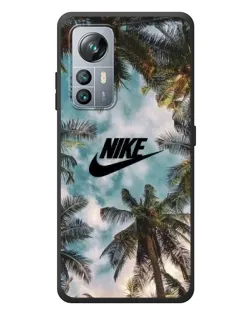 Чехол для Blackview A85 с картинкой «Тропический принт Nike»
