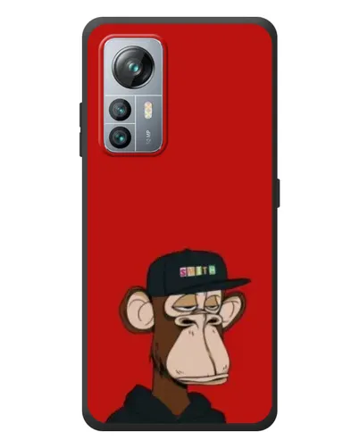 Чехол для Blackview A85 с картинкой «Bored Ape — красный фон» Чехол для Blackview A85 с картинкой «Bored Ape — красный фон»