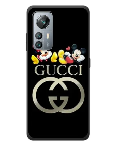 Чехол для Blackview A85 с картинкой «Gucci — герои Disney»