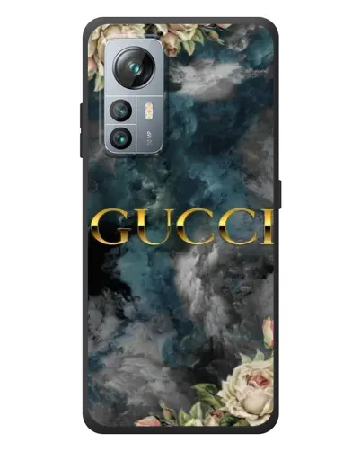 Чехол для Blackview A85 с картинкой «Абстрактные цветы Gucci»