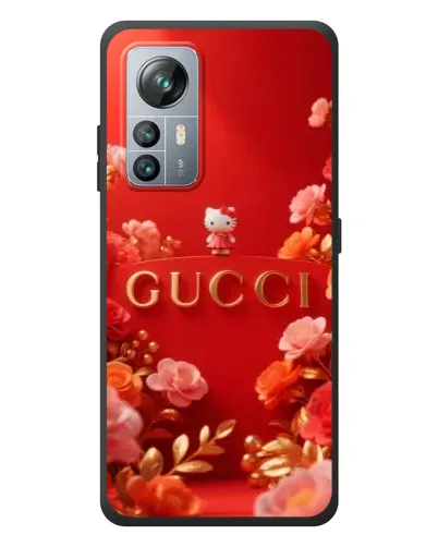 Чехол для Blackview A85 с картинкой «Gucci — золотой сад»
