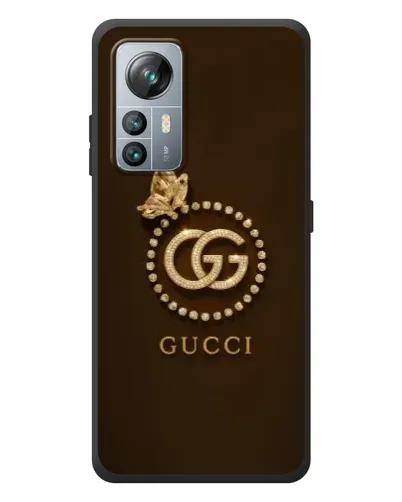 Чехол для Blackview A85 с картинкой «Gucci — золотая бабочка»