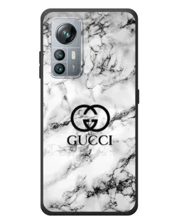 Чехол для Blackview A85 с картинкой «Gucci — мраморный шик»