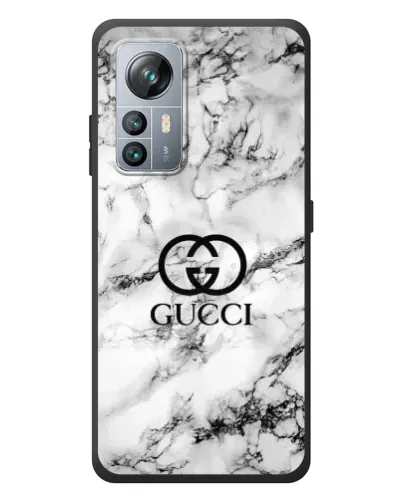 Чехол для Blackview A85 с картинкой «Gucci — мраморный шик»