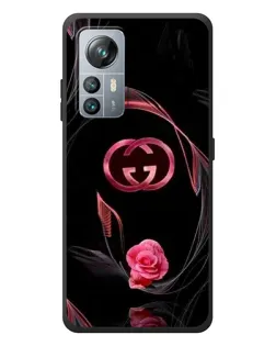 Чехол для Blackview A85 с картинкой «Gucci — неоновая роза»