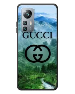 Чехол для Blackview A85 с картинкой «Gucci — горный пейзаж»