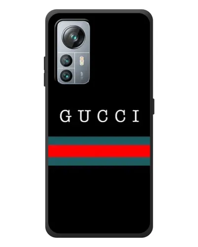 Чехол для Blackview A85 с картинкой «Gucci — красный пояс»