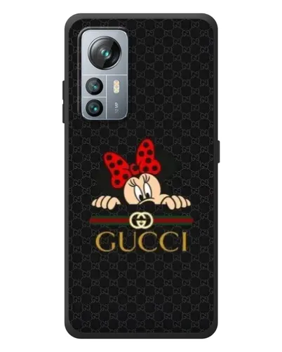 Чехол для Blackview A85 с картинкой «Минни Маус Gucci — черный»