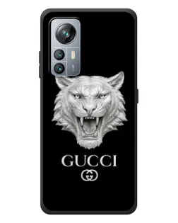 Чохол для Blackview A85 з картинкою «Gucci — срібний лев»