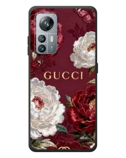 Чохол для Blackview A85 з картинкою «Gucci — бордові троянди»