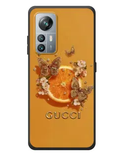 Чохол для Blackview A85 з картинкою «Gucci — золоті метелики»