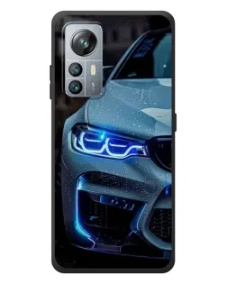 Чохол для Blackview A85 з картинкою «Погляд BMW з синіми фарами»