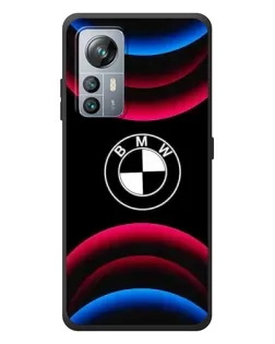 Чохол для Blackview A85 з картинкою «Логотип BMW та неонові дуги»
