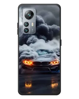 Чохол для Blackview A85 з картинкою «BMW у диму»