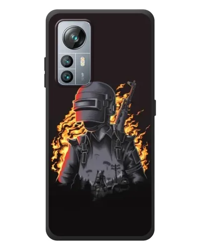 Чохол для Blackview A85 з картинкою «PUBG — вогняний силует» Чохол для Blackview A85 з картинкою «PUBG — вогняний силует»