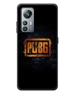 Чохол для Blackview A85 з картинкою «PUBG — золотий логотип»