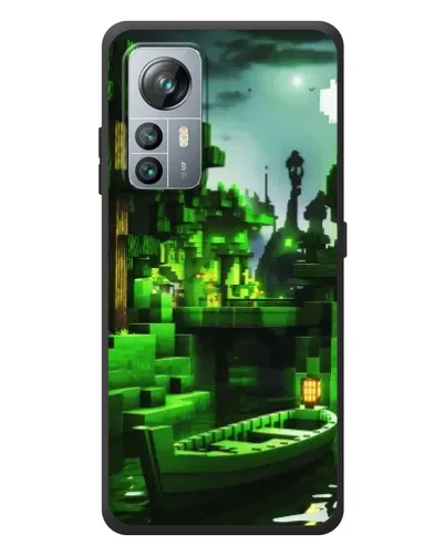 Чохол для Blackview A85 з картинкою «Minecraft лісовий пейзаж»
