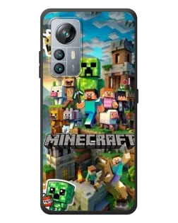 Чехол для Blackview A85 с картинкой «Замок Minecraft»