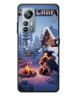 Чохол для Blackview A85 з картинкою «Зимовий Minecraft»