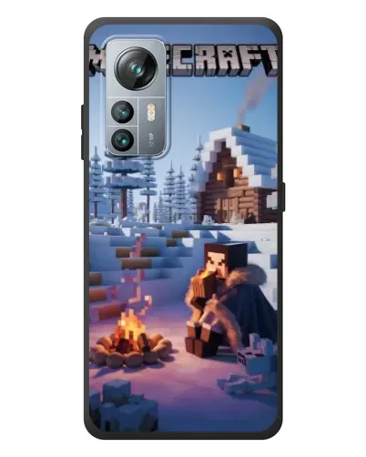 Чохол для Blackview A85 з картинкою «Зимовий Minecraft»