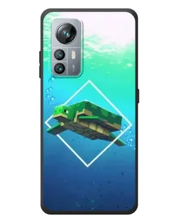 Чохол для Blackview A85 з картинкою «Черепаха Minecraft»