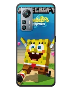 Чохол для Blackview A85 з картинкою «Губка Боб Minecraft»