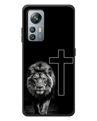 Чохол для Blackview A85 з картинкою «Лев та Хрест»