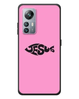 Чохол для Blackview A85 з картинкою «Рожевий символ Jesus»