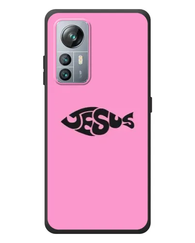 Чохол для Blackview A85 з картинкою «Рожевий символ Jesus»