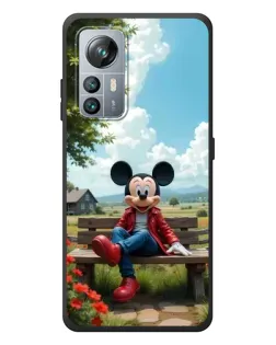 Чохол для Blackview A85 з картинкою «Міккі на лавці»