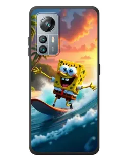 Чехол для Blackview A85 с картинкой «Губка Боб серфингист»