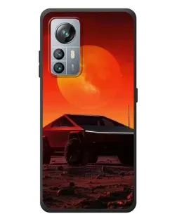 Чохол для Blackview A85 з картинкою «Cybertruck на Марсі»
