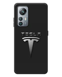 Чохол для Blackview A85 з картинкою «Сталевий логотип Tesla»