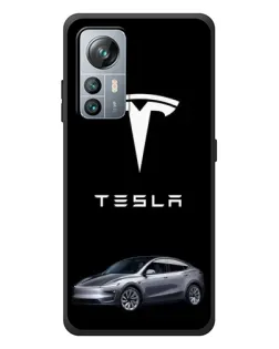 Чохол для Blackview A85 з картинкою «Tesla Model Y»