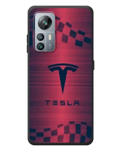 Чохол для Blackview A85 з картинкою «Тесла червоний карбон» Чохол для Blackview A85 з картинкою «Тесла червоний карбон»