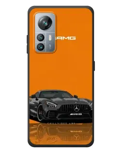 Чохол для Blackview A85 з картинкою «Помаранчевий Mercedes AMG»