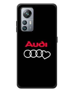 Чохол для Blackview A85 з картинкою «Логотип Audi Heart»