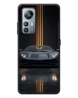 Чохол для Blackview A85 з картинкою «Lamborghini золоті лінії»
