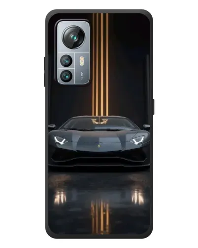 Чохол для Blackview A85 з картинкою «Lamborghini золоті лінії»