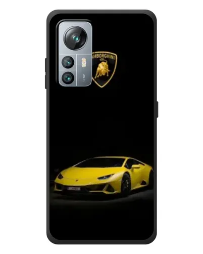 Чохол для Blackview A85 з картинкою «Lamborghini жовтий акцент»