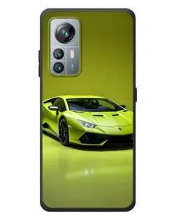 Чохол для Blackview A85 з картинкою «Салатовий Lamborghini Huracan»