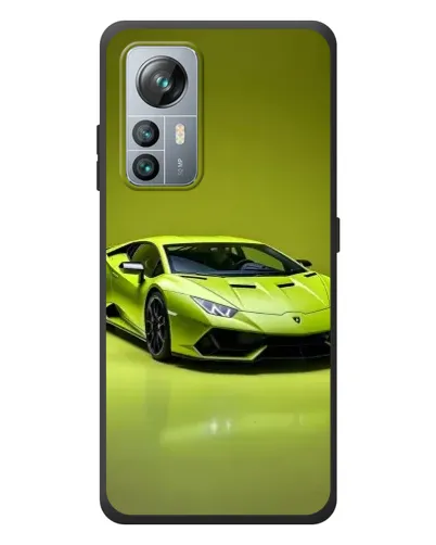 Чохол для Blackview A85 з картинкою «Салатовий Lamborghini Huracan»
