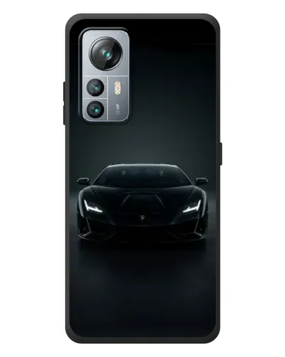 Чохол для Blackview A85 з картинкою «Чорний Lamborghini Aventador»