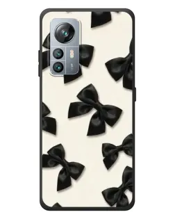 Чохол для Blackview A85 з картинкою «Чорні бантики»