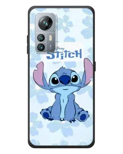 Чехол для Blackview A85 с картинкой «Stitch среди цветов»