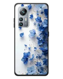 Чохол для Blackview A85 з картинкою «Блакитний квітковий каскад»