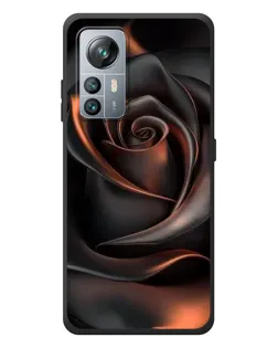 Чохол для Blackview A85 з картинкою «Шовкова чорна троянда»
