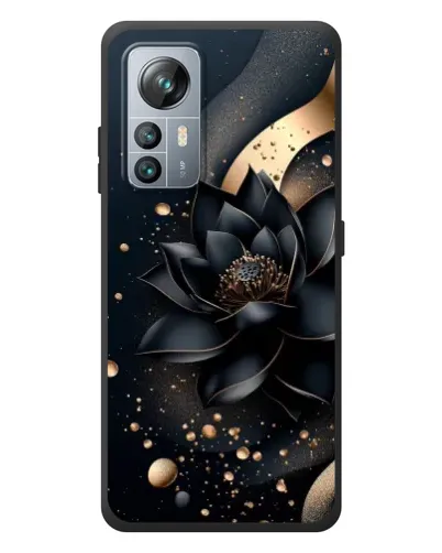 Чохол для Blackview A85 з картинкою «Чорний лотос»