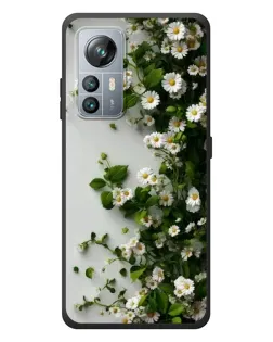 Чохол для Blackview A85 з картинкою «Гілка дрібних білих квітів»